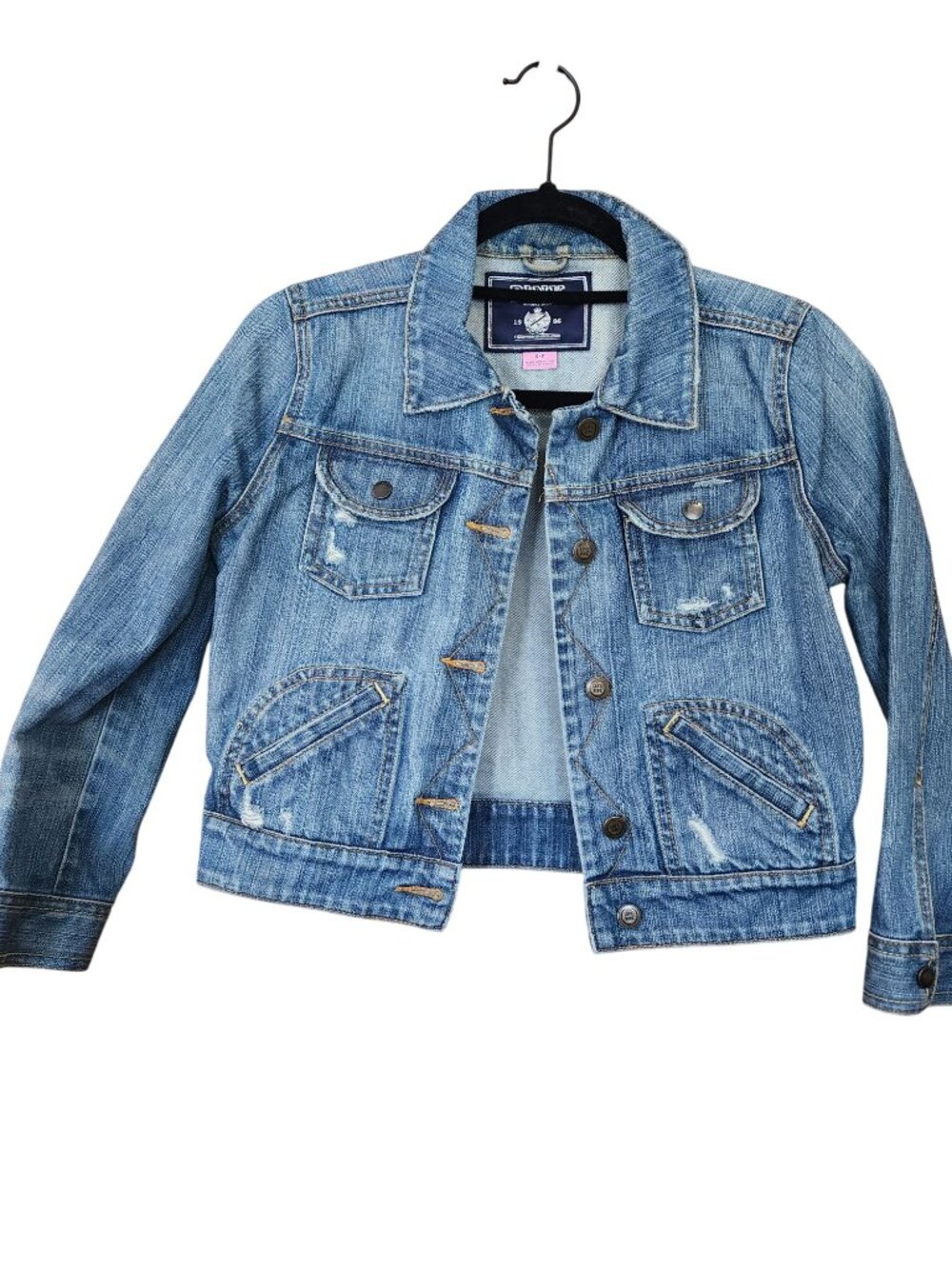 Victoria's Secret Pink Denim Jean Jacket Womens size S